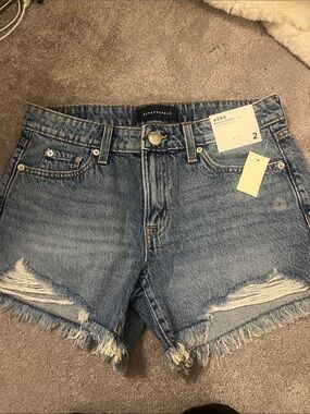 Aeropostale Jean shorts- Baggy short 4” non stretch
